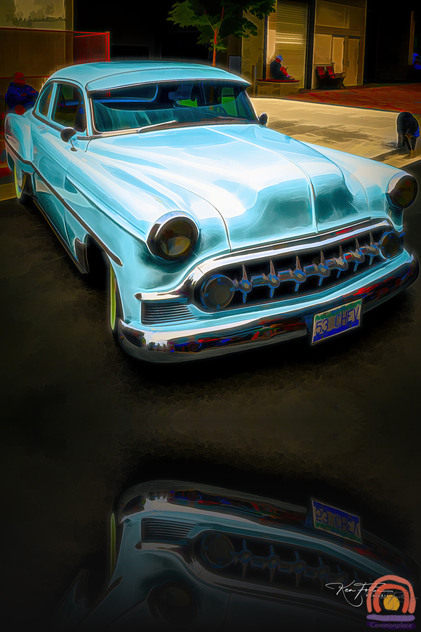 Blue Suede Chevy  Print
