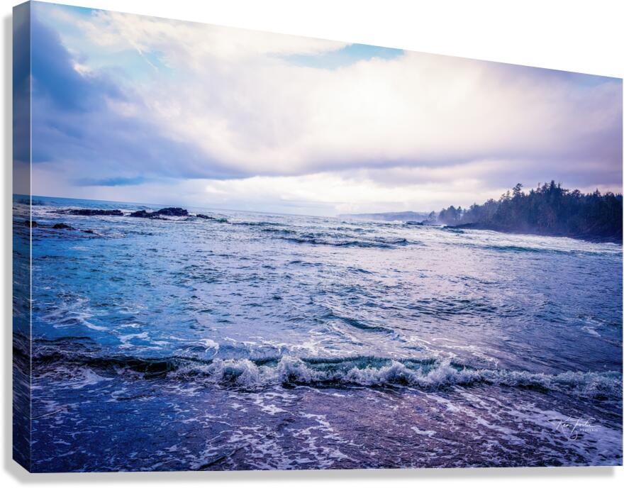 Lines of Wave and Cloud  Canvas Print